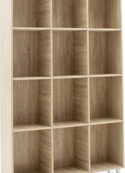 Βιβλιοθήκη FIRENZE pakoworld χρώμα sonoma 107x28,6x178εκ