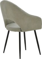 Πολυθρόνα Macie pakoworld ύφασμα antique γκρι-μαύρο 58x50x85εκ - Image 2