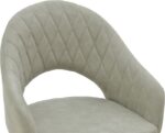 Πολυθρόνα Macie pakoworld ύφασμα antique γκρι-μαύρο 58x50x85εκ - Image 5