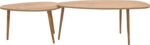 Τραπέζι σαλονιού Monty pakoworld 2 τεμ. σε oak απόχρωση 116x46x46εκ - Image 5