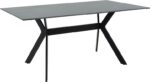 Τραπέζι Olivet pakoworld sintered stone μαύρο μαρμάρου-μαύρο 180x90x75εκ