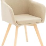 Πολυθρόνα Safira pakoworld PU ύφασμα μπεζ-φυσικό 57x58x84εκ