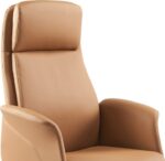 Καρέκλα γραφείου διευθυντή Derjio pakoworld καφέ pu 68x66x115εκ - Image 2