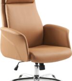 Καρέκλα γραφείου διευθυντή Derjio pakoworld καφέ pu 68x66x115εκ - Image 3