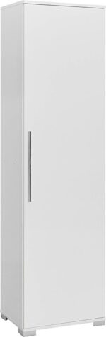 Στήλη Diamond1 pakoworld λευκό gloss 50x35x187εκ - Image 2