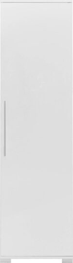 Στήλη Diamond1 pakoworld λευκό gloss 50x35x187εκ - Image 4