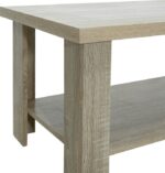 Τραπέζι σαλονιού RIANO pakoworld χρώμα sonoma 89,5x49,5x42,5εκ - Image 4