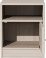 Κομοδίνο Foly pakoworld με ένα ντουλάπι γκρι oak 40x40x50εκ - Image 4