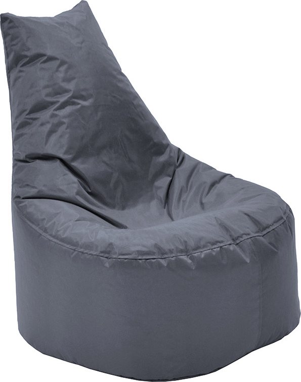 056-000040 Πουφ πολυθρόνα Norm PRO pakoworld αδιάβροχο γκρι - Image 1