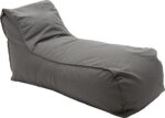 Πουφ ξαπλώστρα Lara pakoworld αδιάβροχο ανθρακί