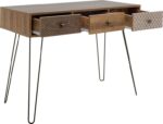 Κονσόλα Boho pakoworld καρυδί με μεταλλικά πόδια 100x50,5x74,5εκ - Image 4