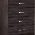 Συρταριέρα Killian pakoworld με 4 συρτάρια wenge 80x40x80εκ