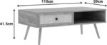 Τραπέζι σαλονιού Oslo pakoworld sonoma 110x59x41,5εκ - Image 5