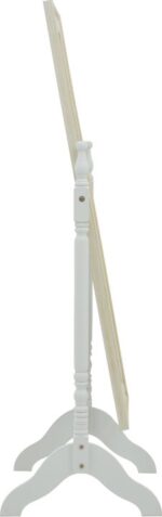 Καθρέπτης Malone Inart mdf σε λευκή αντικέ απόχρωση 55x50x160εκ - Image 3
