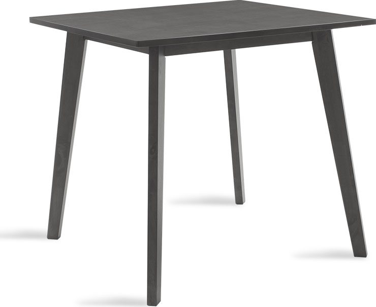 097-000002 Τραπέζι Benson pakoworld MDF σε rustic grey απόχρωση 80x80x75εκ - Image 1