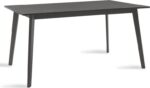 Τραπέζι Benson pakoworld MDF σε rustic grey απόχρωση 150x90x75εκ