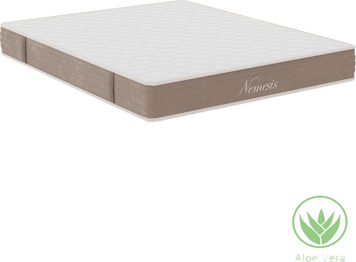 100-000016 Στρώμα Nemesis pakoworld pocket spring roll pack διπλής όψης aloe vera 20-22cm 150x200εκ - Image 1