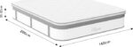 Στρώμα Utopia pakoworld pocket spring με ανώστρωμα aloe vera 30-32cm 160x200εκ - Image 6