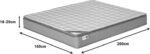 Στρώμα Perfecto pakoworld Continuous springs μονής όψης ανώστρωμα 22-24cm 160x200εκ - Image 6