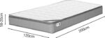 Στρώμα Perfecto pakoworld Continuous springs μονής όψης ανώστρωμα 18-20cm 120x200εκ - Image 6