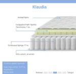 Στρώμα Klaudia pakoworld Continuous spring μονής όψης 17-18cm 160x200εκ - Image 2