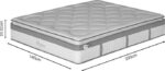 Στρώμα Utopia pakoworld pocket spring μονής όψης με ανώστρωμα 30-32cm 140x200εκ - Image 6