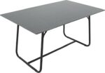 Τραπέζι Revello pakoworld sintered stone μαύρο μαρμάρου-μαύρο 150x90x75εκ - Image 5