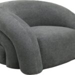 Πολυθρόνα Lexy pakoworld γκρι ύφασμα 100x89.5x60εκ