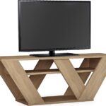 Έπιπλο τηλεόρασης Pipralla pakoworld φυσικό 110x30x40εκ