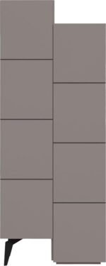 Στήλη Romane pakoworld μόκα 62.2x37.4x155.4εκ - Image 3