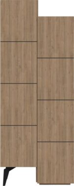 Στήλη Romane pakoworld φυσικό 62.2x37.4x155.4εκ - Image 4