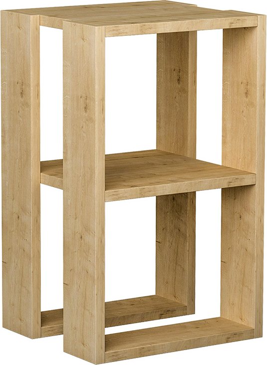 119-001165 Κομοδίνο Passion pakoworld oak 34x30x55εκ - Image 1