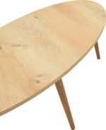Τραπέζι σαλονιού Barton pakoworld sonoma-καφέ 90x45x40εκ - Image 5