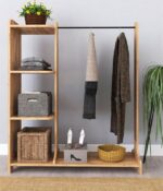 Έπιπλο εισόδου Renesme pakoworld ανοιχτό καρυδί 106x35x128εκ - Image 4