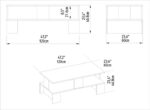 Τραπέζι σαλονιού Olly pakoworld λευκό 120x60x47εκ - Image 3