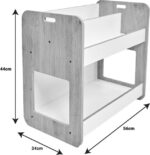 Ραφιέρα Dovere pakoworld λευκό mdf 56x34x55εκ - Image 5