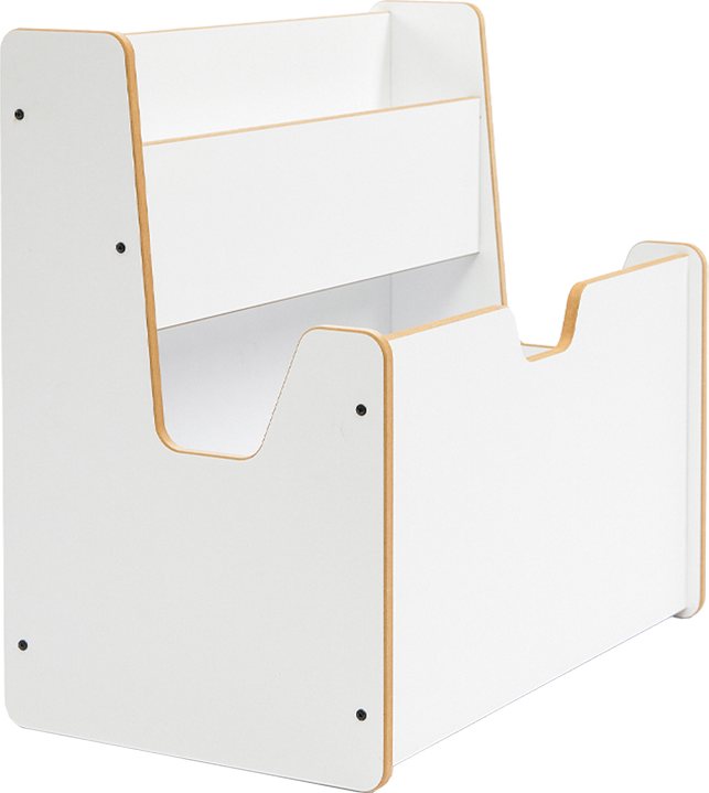 120-000422 Ραφιέρα Crane pakoworld λευκό mdf 57x34x55εκ - Image 1