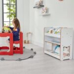 Ραφιέρα Seagull pakoworld λευκό mdf 57x34x70εκ - Image 2