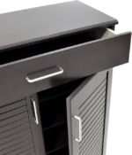 Παπουτσοθήκη-ντουλάπι SANTE pakoworld 20 ζεύγων χρώμα wenge 80x37x123εκ - Image 6