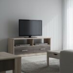 Έπιπλο τηλεόρασης OLYMPUS pakoworld χρώμα castillo-toro 120x39,5x50εκ