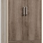 Ντουλάπα ρούχων δίφυλλη OLYMPUS pakoworld χρώμα castillo-toro 81x57x183εκ