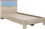Κρεβάτι παιδικό Looney pakoworld σε χρώμα castillo-μπλε 100x200εκ - Image 3