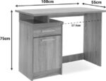 Γραφείο εργασίας Looney pakoworld χρώμα castillo-μπλε 100x55x75εκ - Image 6