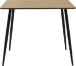 Τραπέζι Cuba pakoworld MDF sonoma-μαύρο 70x70x75εκ - Image 3