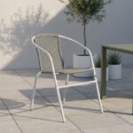 Πολυθρόνα Obbi pakoworld μέταλλο-pe γκρι 53x59x72εκ - Image 3