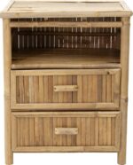 Κομοδίνο Ofra pakoworld bamboo φυσικό 56x46x69εκ - Image 3