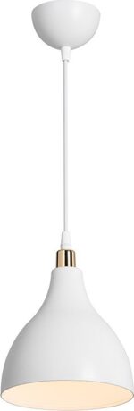 Φωτιστικό οροφής μονόφωτο Lofty pakoworld Ε27 λευκό Φ18x22εκ - Image 2