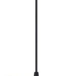 Φωτιστικό οροφής μονόφωτο Isolate pakoworld Ε27 καρυδί 18.5x3x24εκ