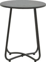 Τραπέζι Bramwell pakoworld μέταλλο ανθρακί Φ40x50εκ - Image 3