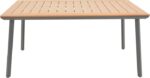Τραπέζι Griffith pakoworld ανθρακί αλουμίνιο και plywood σε φυσική απόχρωση 160x90x74εκ - Image 2